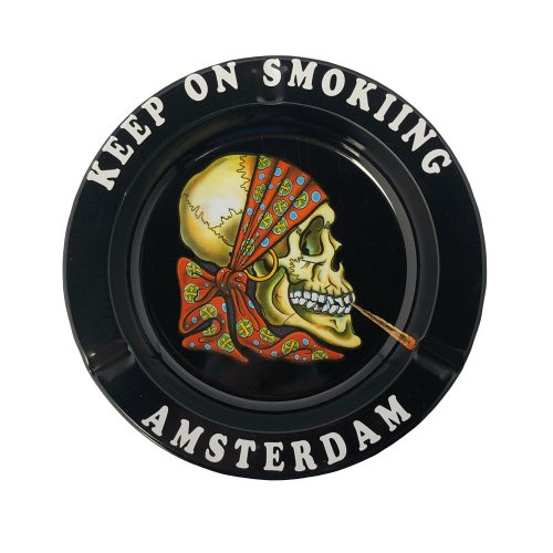 Tin Ashtrays Cool 2 (12 pcs)