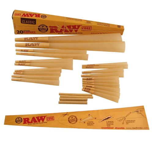 Alternative view of Raw Rawket 20 Cones display 8