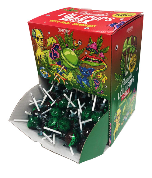 Alternative view of Cannabis Lollipops Cola