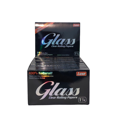 Glass 1 1/4 Transparant Papers