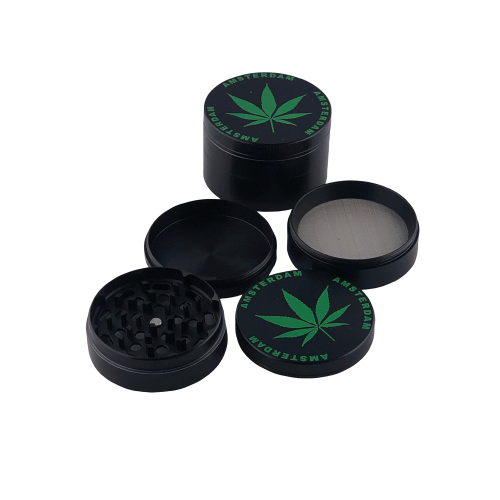 Alternative view of Cool 31 Metal Grinder XXX Leaf Black 63/4 (display 6)