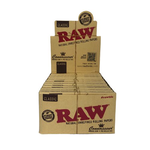 Raw Connoisseur with Prerolled tips
