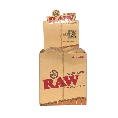 Raw Tips Wide Prerolled