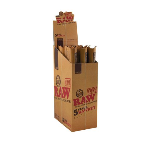 Raw Rawket 5 cones display 15