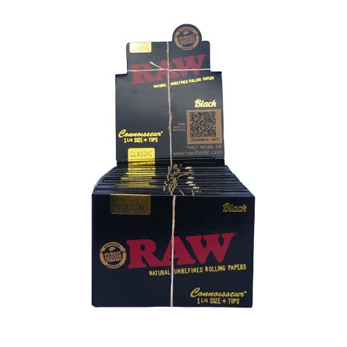 Raw Black Connoisseur 1 1/4