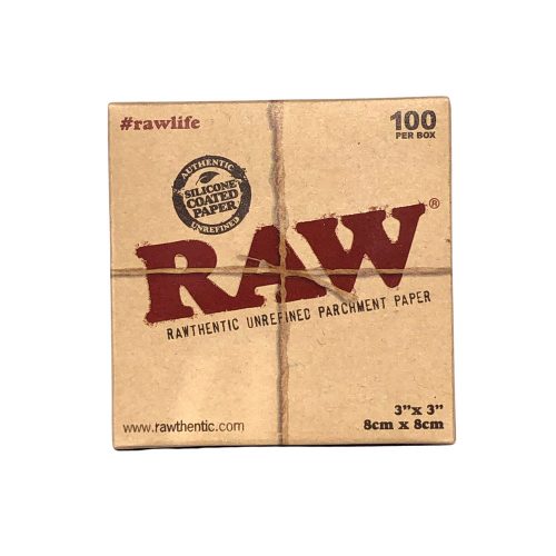 Raw Parchment Paper Square 100 box