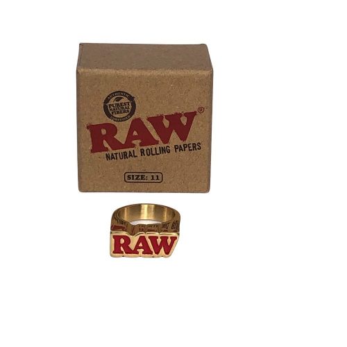 Raw Gold Smokers Ring 11