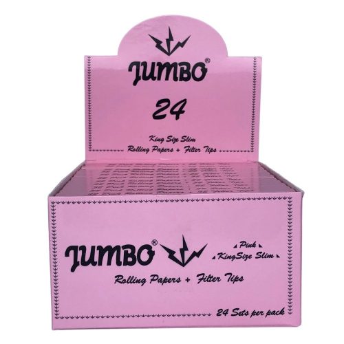 Jumbo Connoisseur Pink Papers and Filters