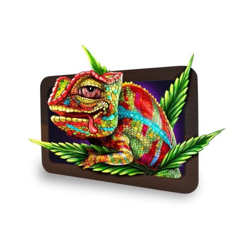 V Syndicate 3D High Def Wood Tray Cloud 9 Chameleon Small