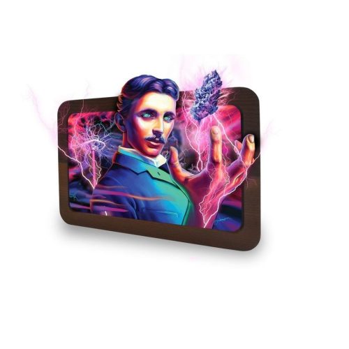 V Syndicate 3D High Def Wood Tray High Voltage Small