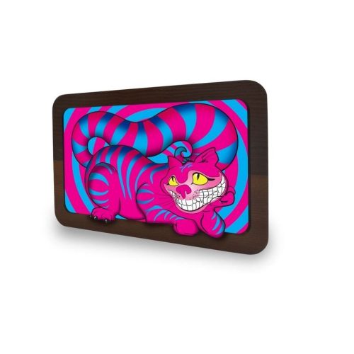V Syndicate 3D High Def Wood Tray Seshigher Cat Small