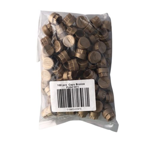 Dopjes Verpakkingsbuisjes Futurola Goud(100 st)