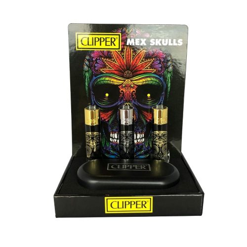 Clippers Metal Mexican Skulls