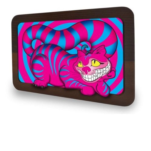 V Syndicate 3D High Def Wood Tray Seshigher Cat Medium