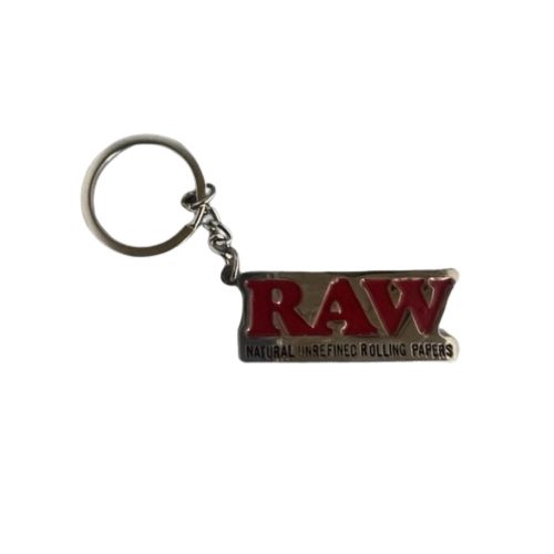 Raw Metal Keychain