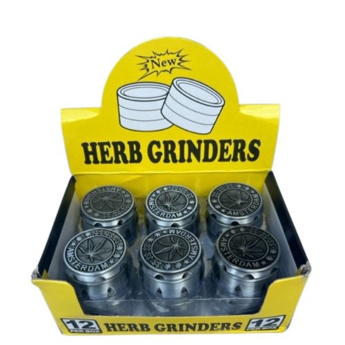 Cool 38 Metal Grinder Silver Amsterdam Leaf 42/4 (12)