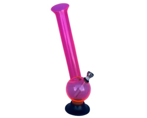 Acryl Bong 12 E Roze 26 Cm