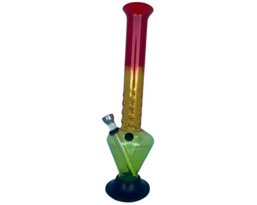Acryl Bong 17 B Square Rainbow 26 Cm