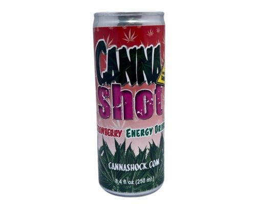 Cannashot Cannabis Energydrink Strawberry (tray 24)