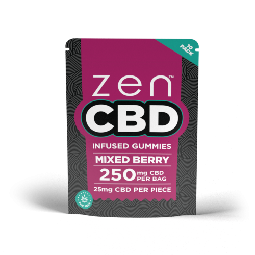 Zen CBD Gummy Mixed Berry 250 MG (10)