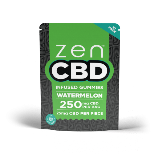 Zen CBD Gummy Watermelon 250 MG (10)