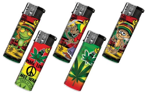 Alternative view of Aanstekers Rasta Puff (50)
