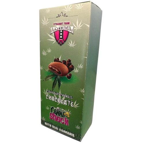 Canna Shock Cookies Chocolate (21 boxes) met vulling