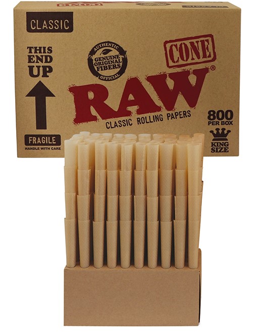 Raw Cones 800 Pack