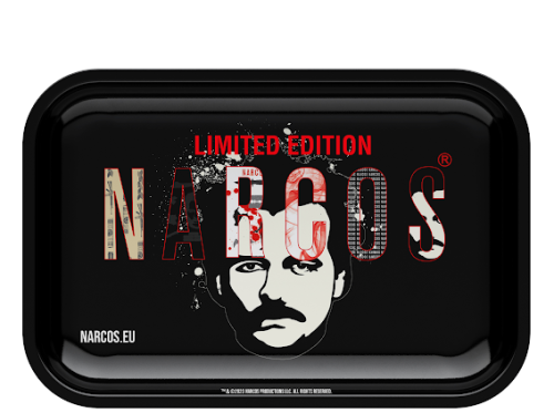 Narcos Rolling Tray Zwart 4995 (18 x 14)