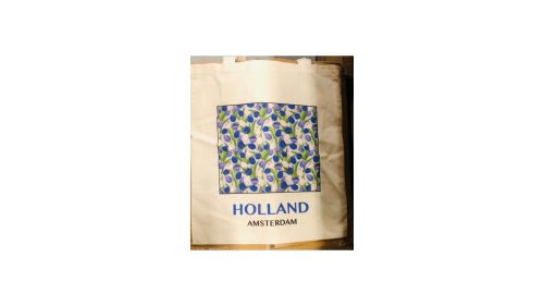C Bag 7 White Blue Tulips Holland/Amsterdam (12)