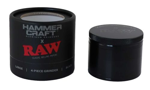 Raw Hammercraft Grinder Black 63 mm