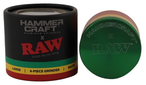 Raw Hammercraft Grinder Rasta 63 mm