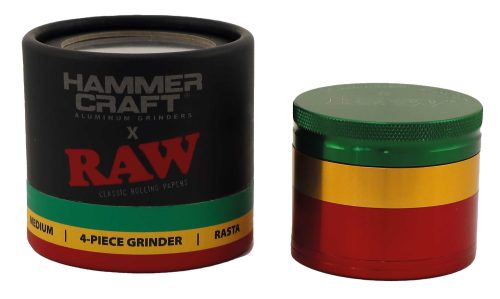 Raw Hammercraft Grinder Rasta 55 mm