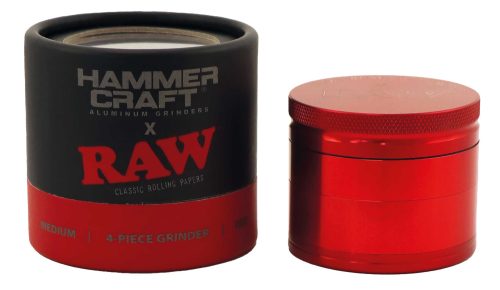 Raw Hammercraft Grinder Red 55 mm