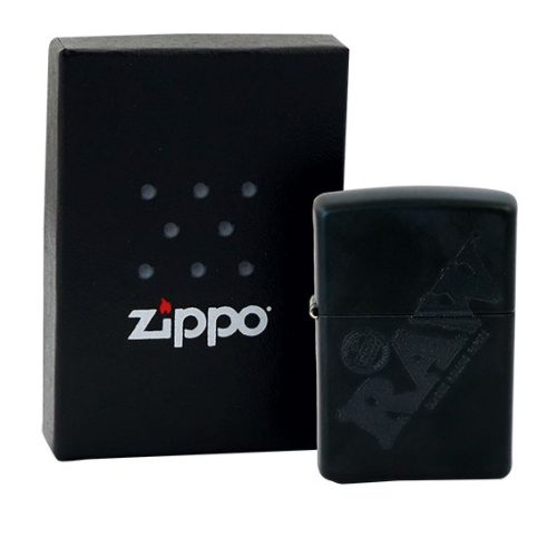 Raw Zippo Black All Over