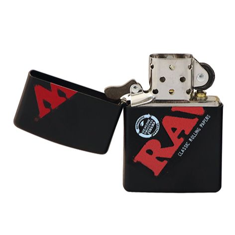 Alternative view of Raw Zippo Black