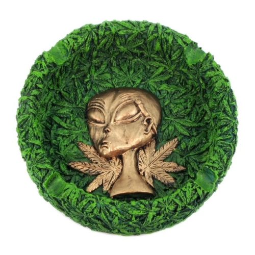 Ashtray Stone Medium 13 Cm Nr 36 Leaves Alien (6 pcs)