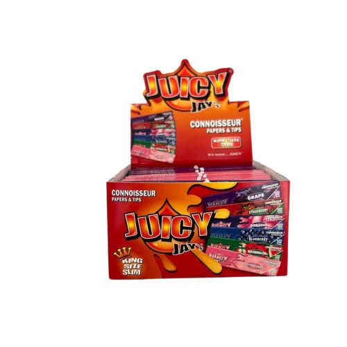 Juicy Jays Ks Slim Connoisseur Mix Flavours(24)