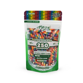 Purize Extra Slim Filters 250 Pack Rainbow
