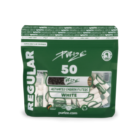 Purize Regular Filters 50 Pack White