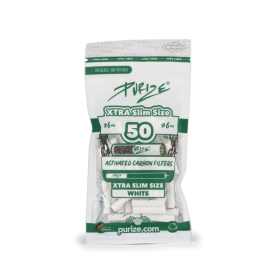 Purize Extra Slim Filters 50 Pack White
