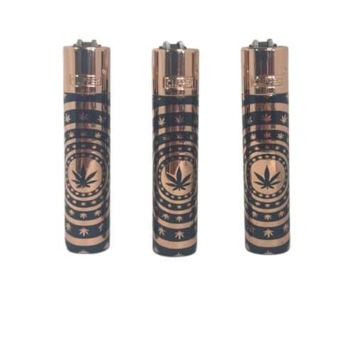 Alternative view of Clippers Metal Leaves Pattern Rose Gold