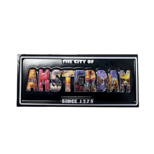 Magnet 3D NM 21 City of Amsterdam Black(10)