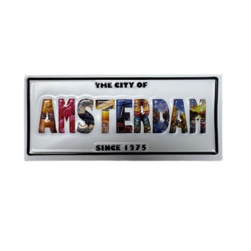 Magnet 3D NM 23 City of Amsterdam White(10)