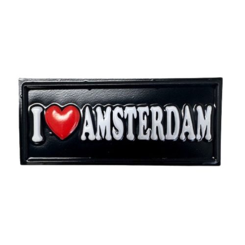 Magnet 3D NM 24 I Love Amsterdam Black(10)