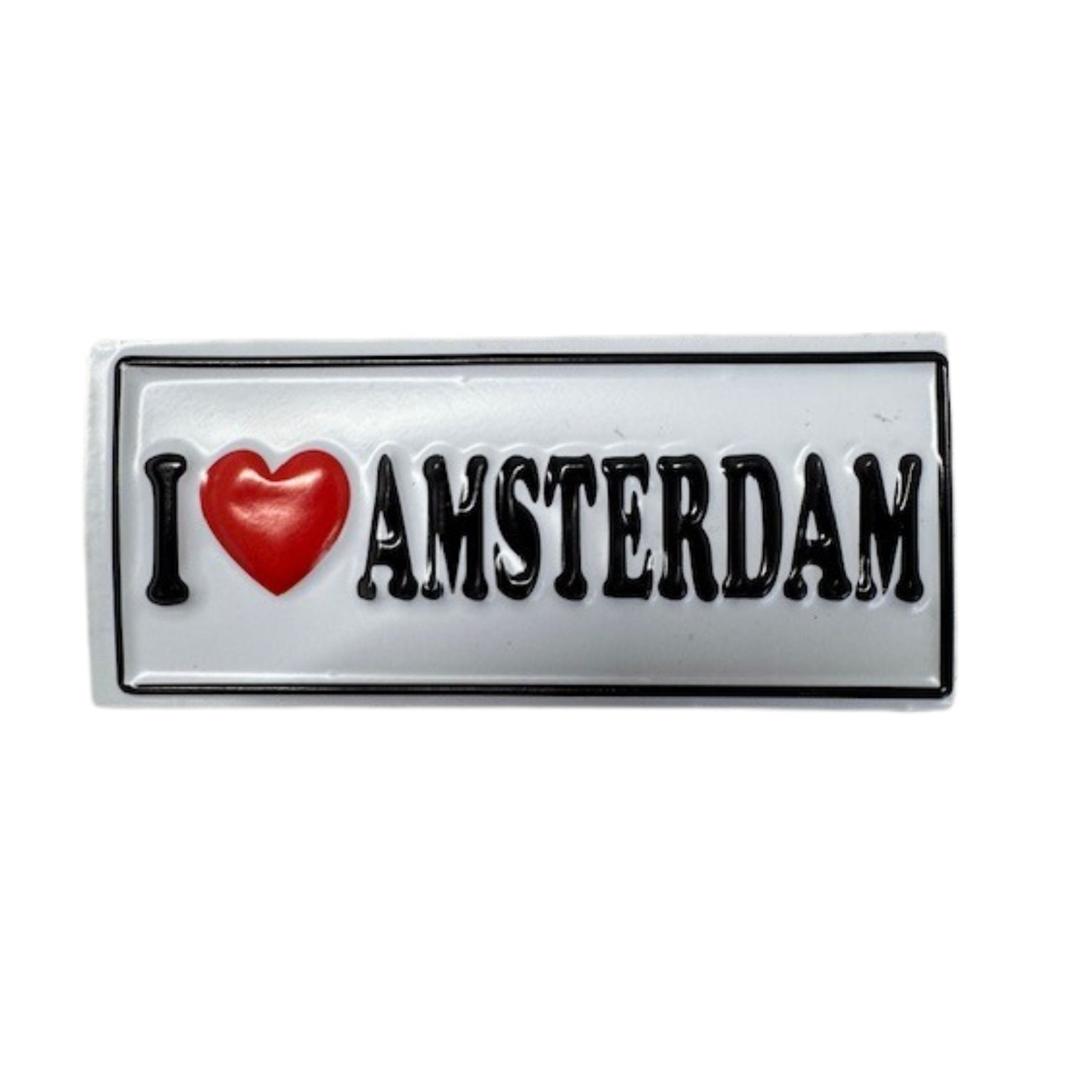 Magnet 3D NM 25 I Love Amsterdam White(10)