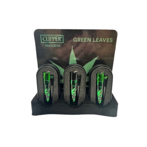 Clippers Metal Green Leaves (display 12)
